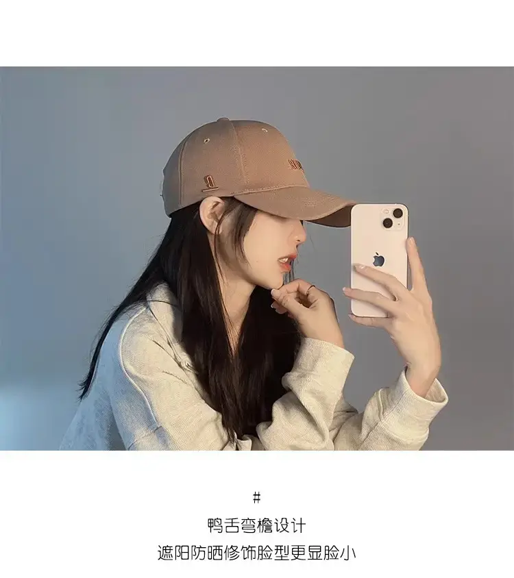Women's Big Head Baseball Cap Tan 2024 — feature 15