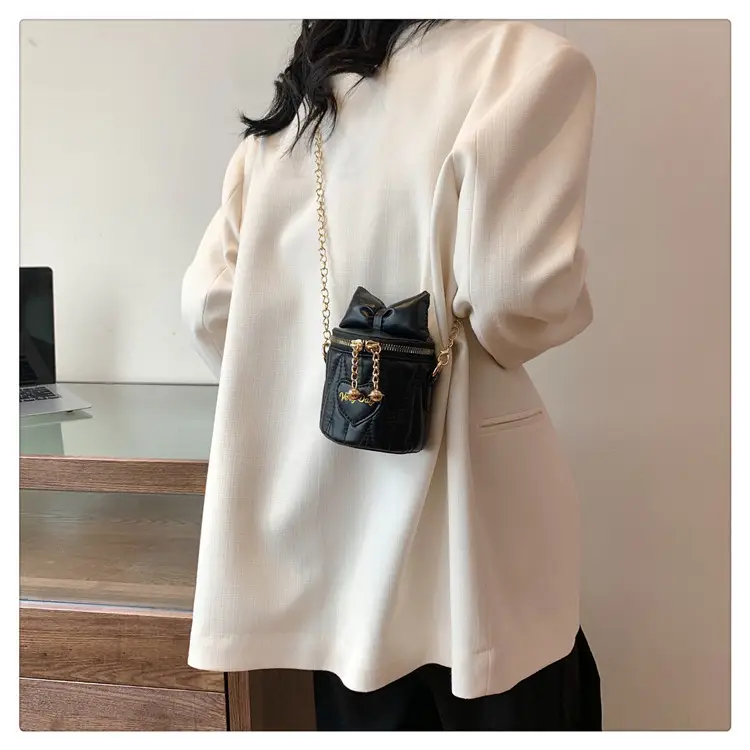 Korean Bow Chain Crossbody Bag Women Black 2024 — feature 20