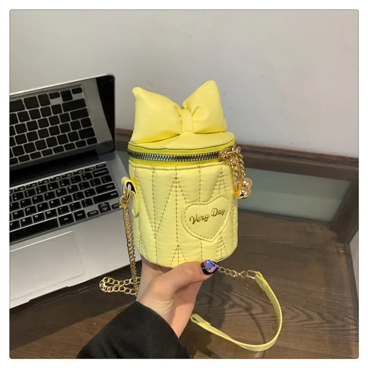 Korean Bow Chain Crossbody Bag Women Black 2024 — feature 30