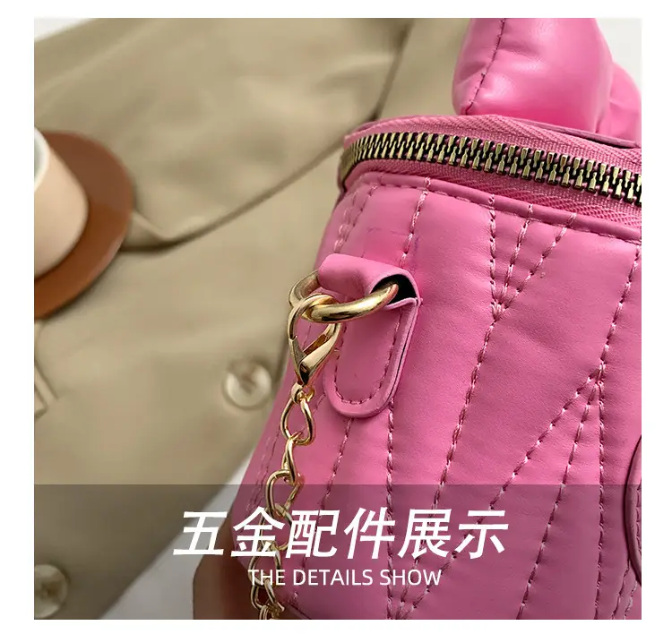 Korean Bow Chain Crossbody Bag Women Black 2024 — feature 5