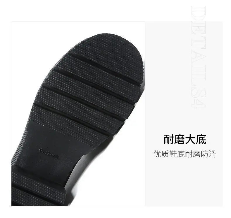 Black Leather Platform Loafers for Women Spring Summer — feature 9
