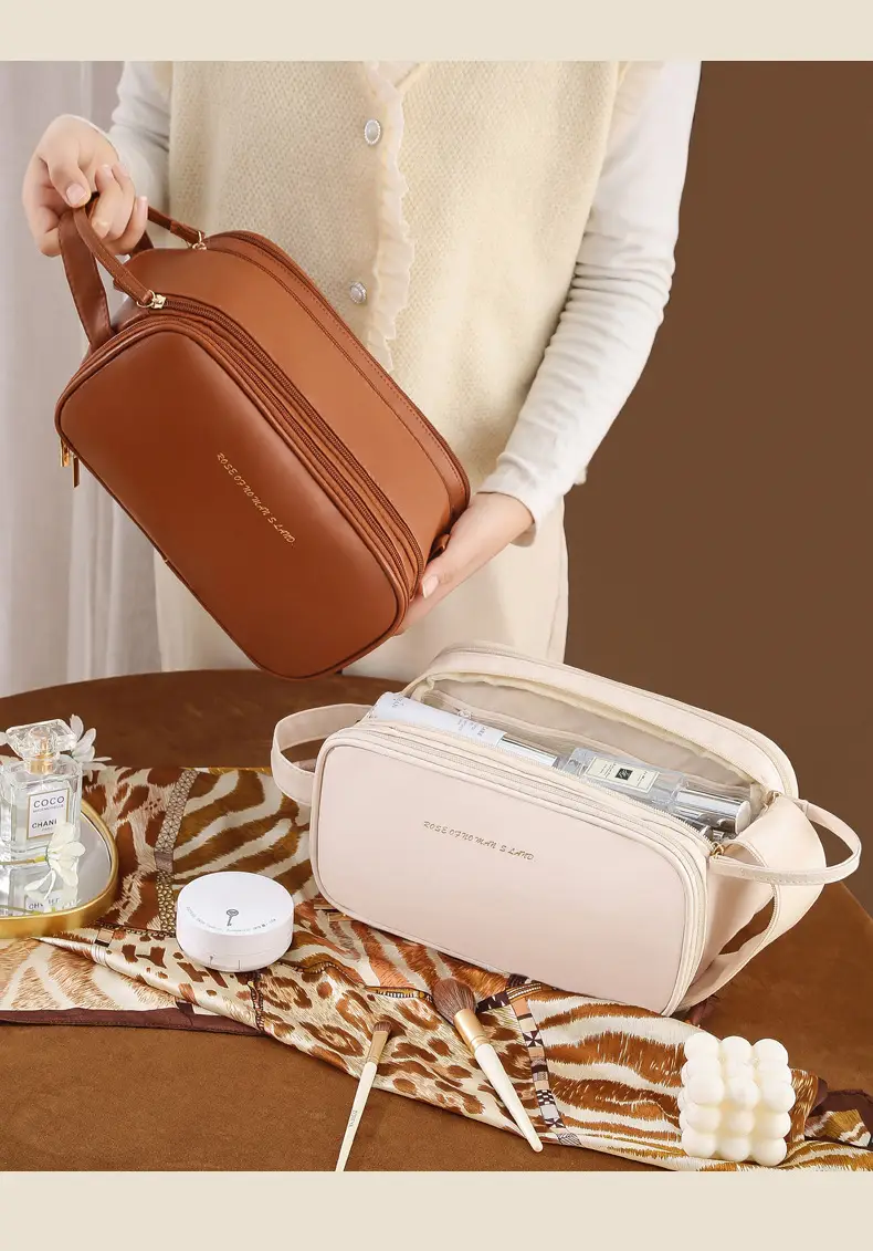 Portable Makeup & Wash Bag Women Large Travel Storage — feature 19