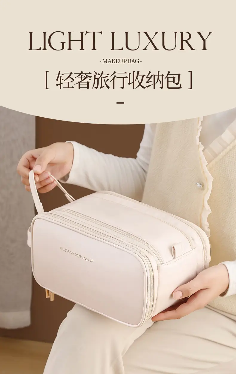 Portable Makeup & Wash Bag Women Large Travel Storage — feature 2