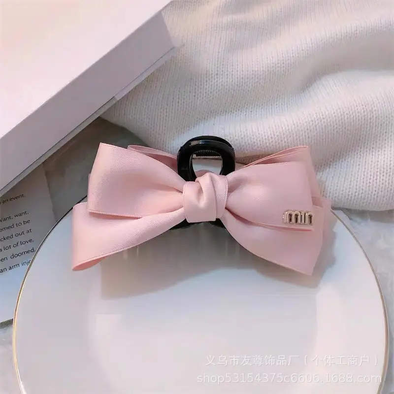 Large Black Shark Hair Clip for Women 12cm