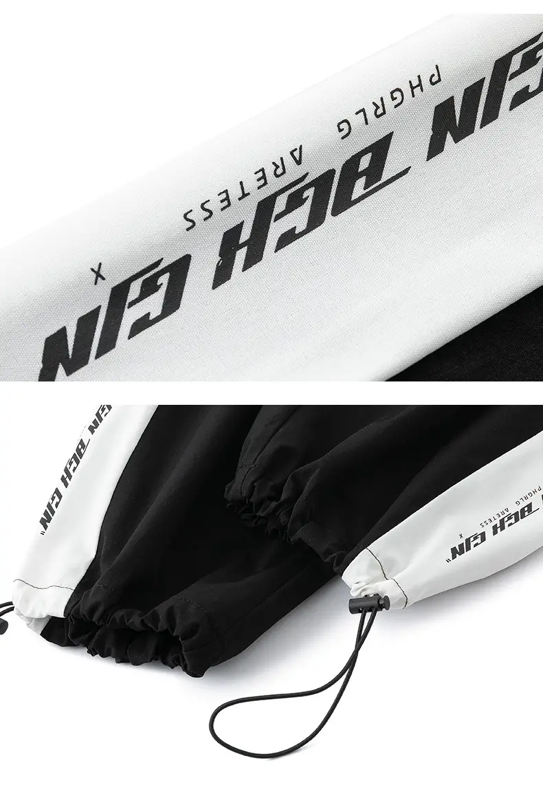 Men's Ice Silk Drawstring Pants Summer Loose Straight — feature 17
