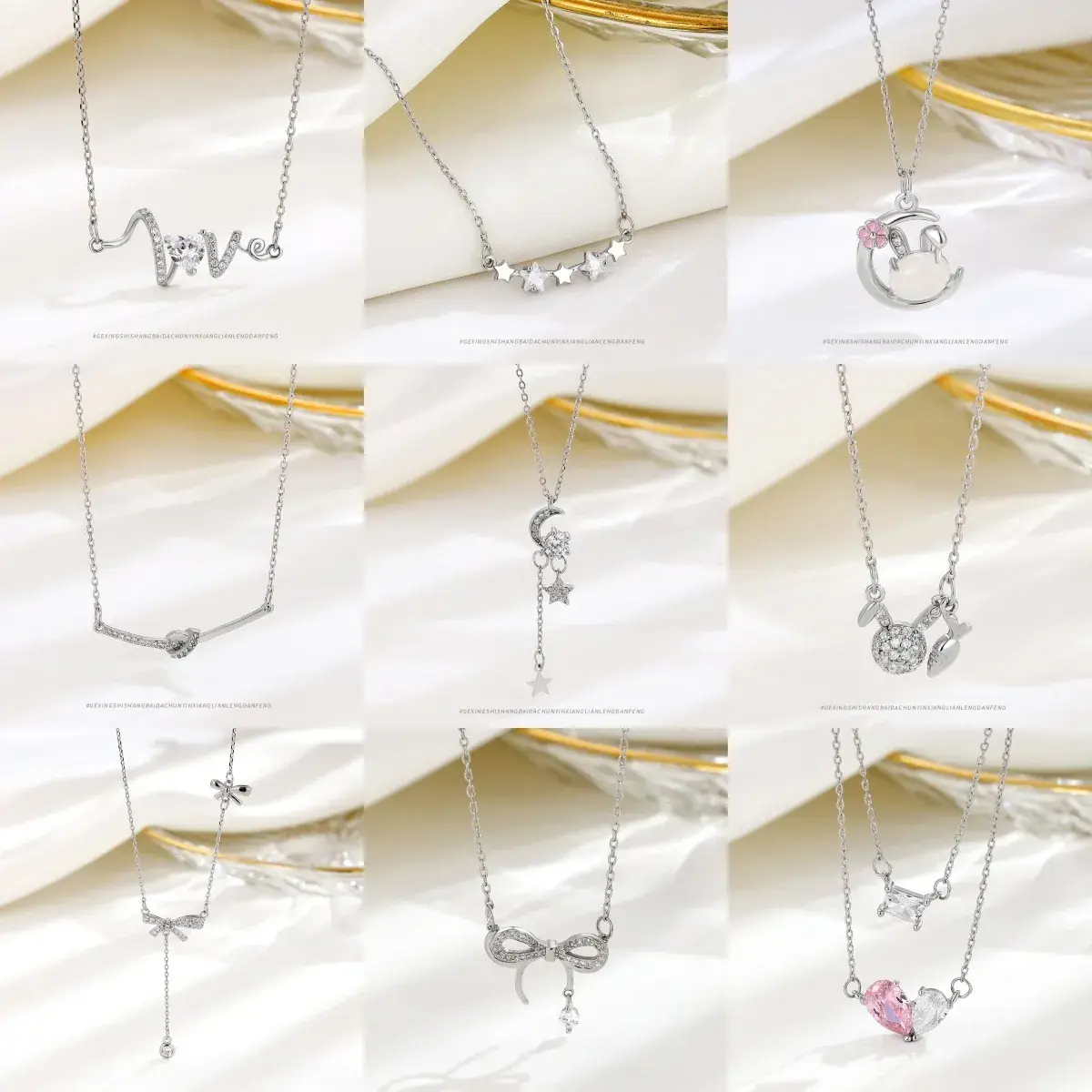S925 Sterling Silver Heart Necklace for Women - Image 21