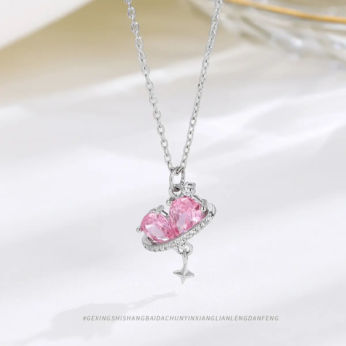 S925 Sterling Silver Heart Necklace for Women — feature 4