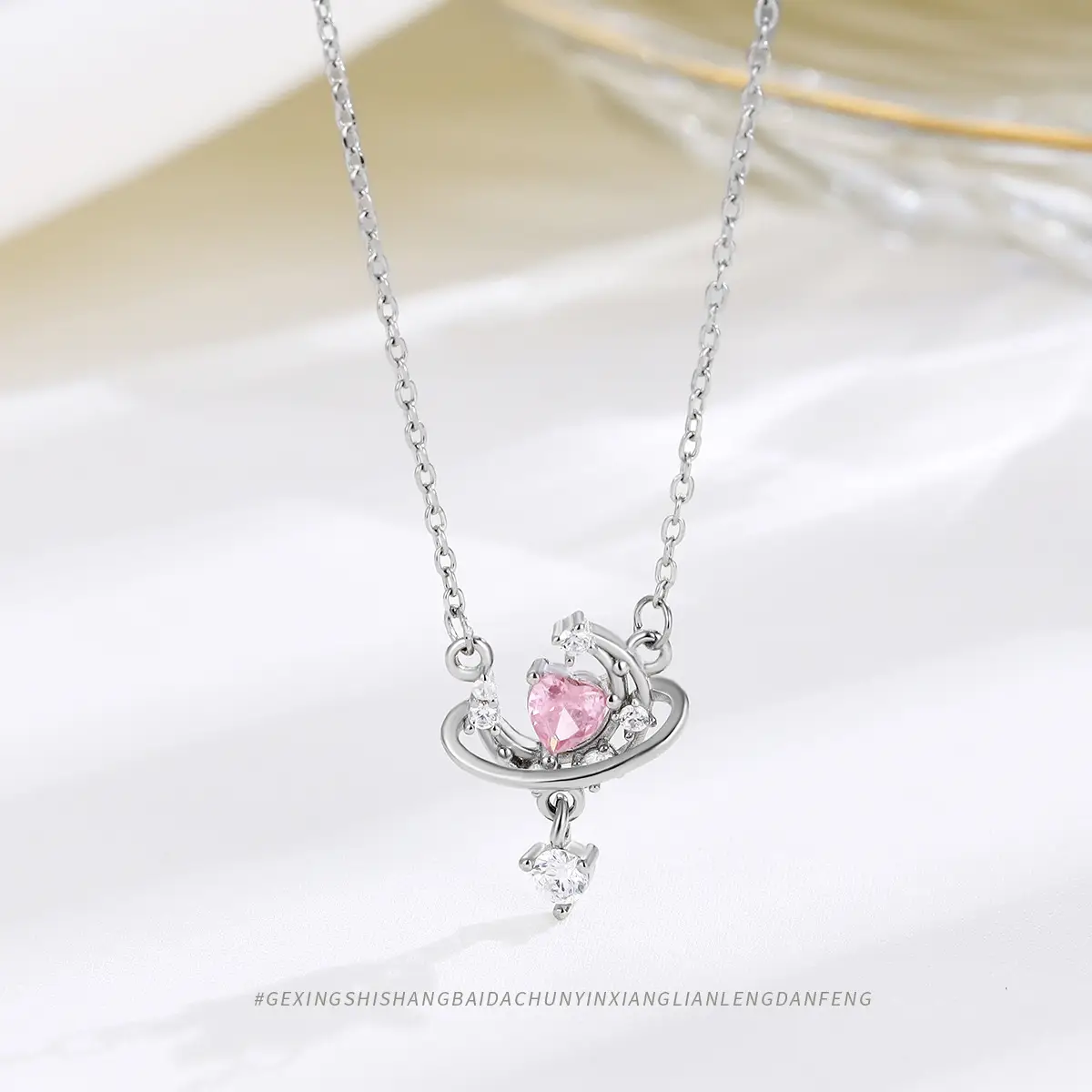 S925 Sterling Silver Heart Necklace for Women — feature 6