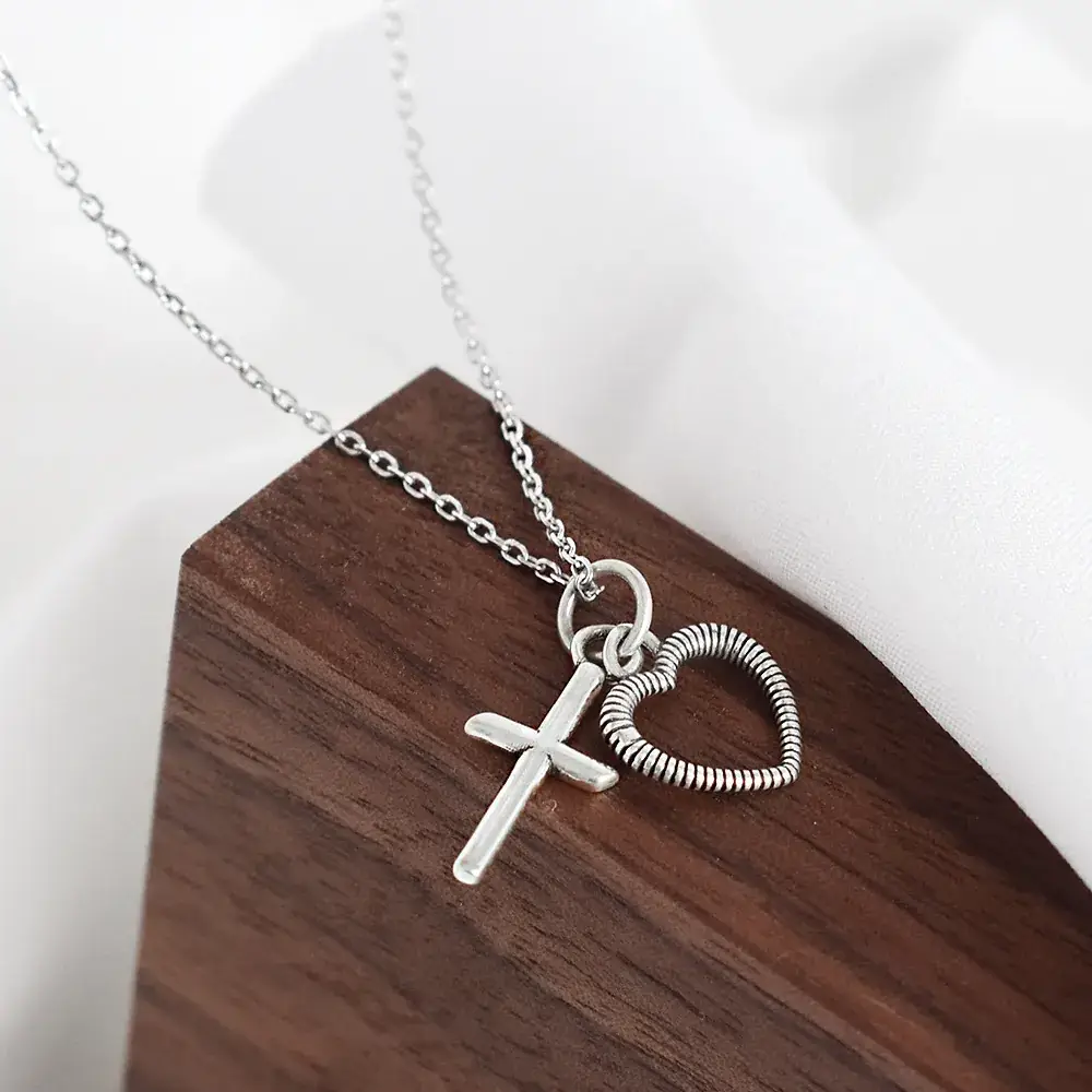 S925 Sterling Silver Heart Necklace for Women - Image 13