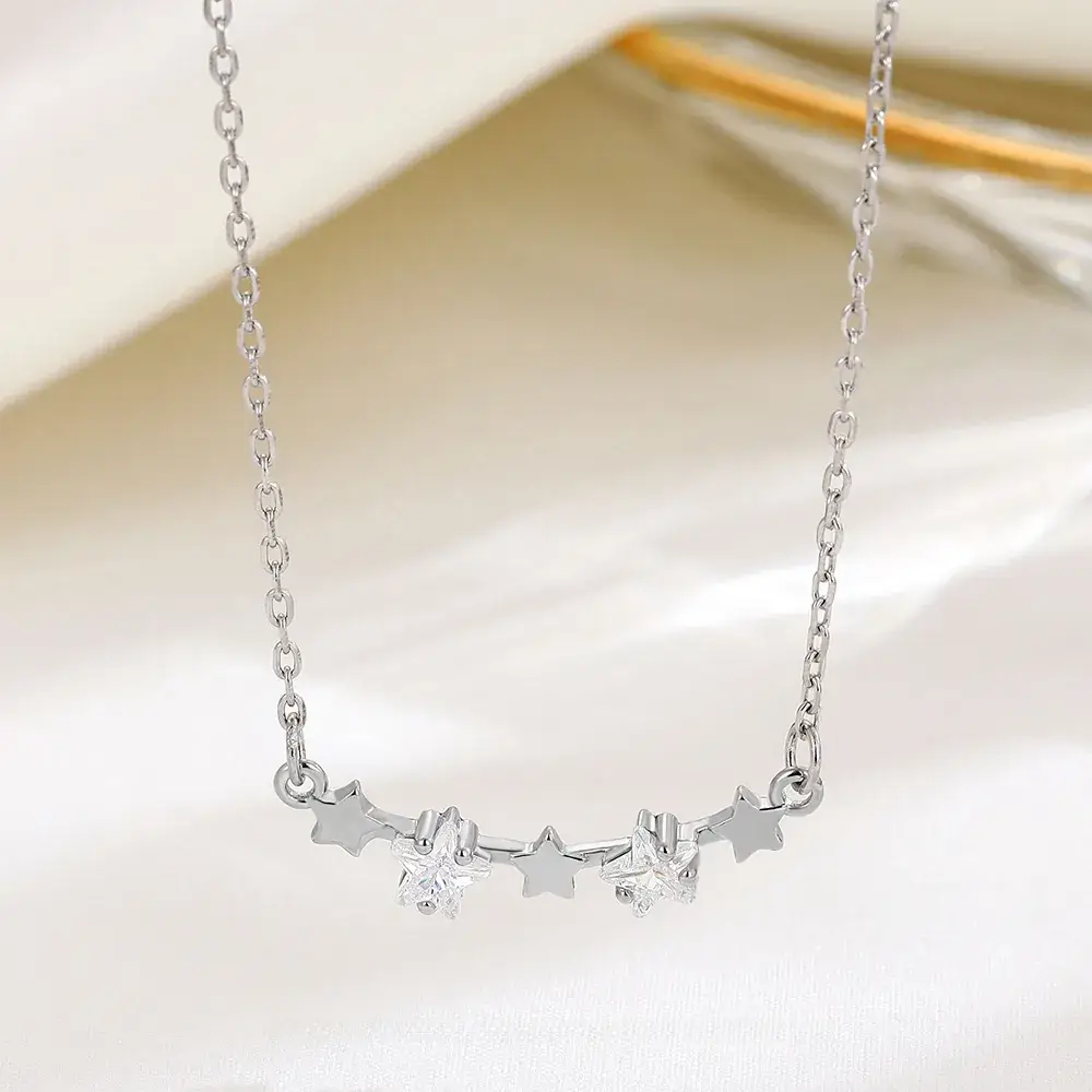 S925 Sterling Silver Heart Necklace for Women - Image 3