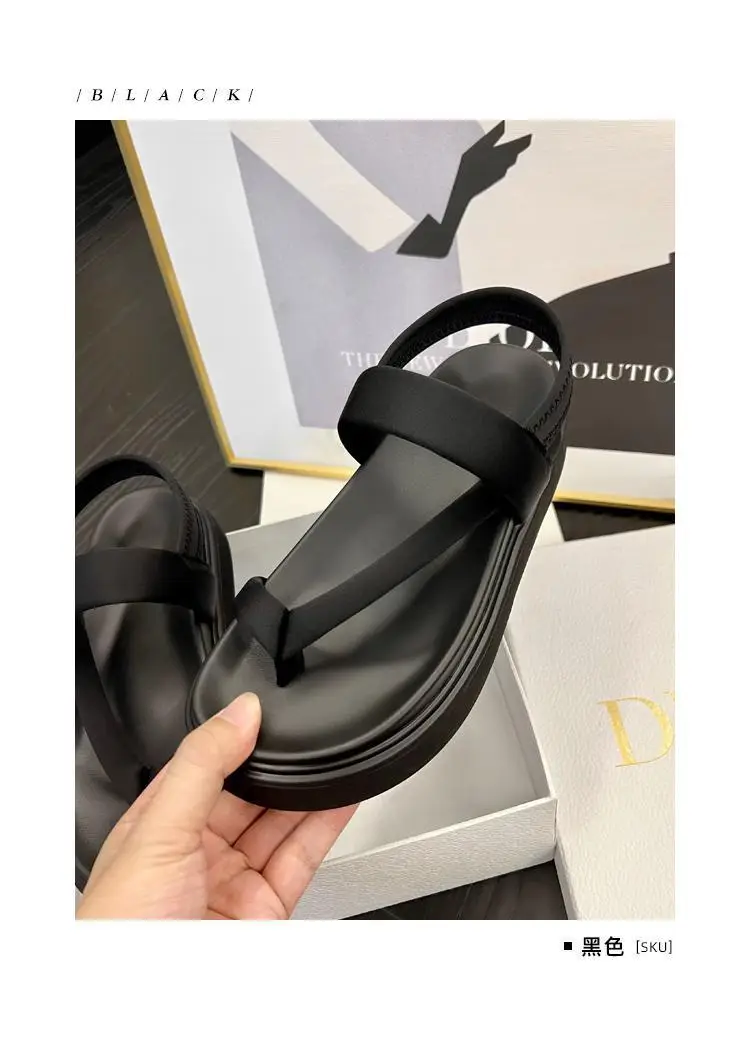 Olive Green Cross Strap Sandals for Women Casual Flip Flops — feature 2