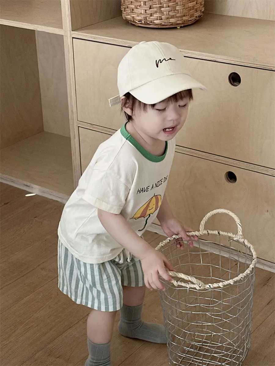 Kids Striped Shorts T-Shirt Set Summer 2025