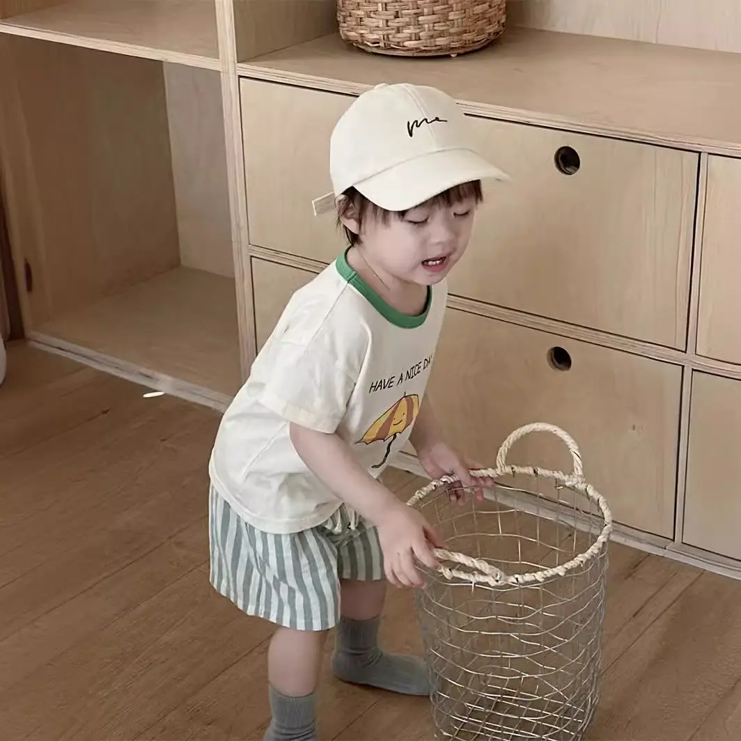 Kids Striped Shorts T-Shirt Set Summer 2025 — feature 3