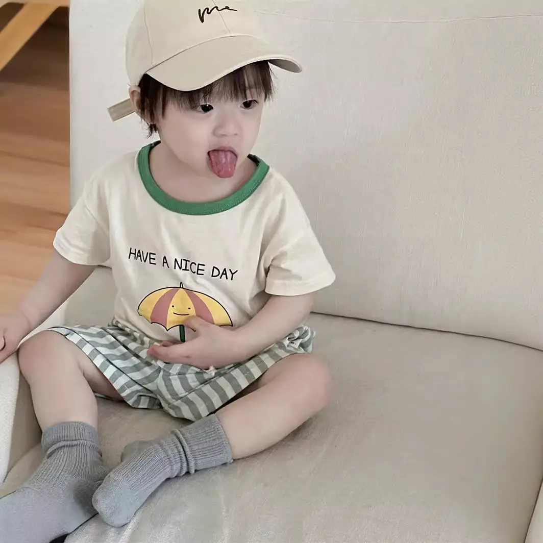 Kids Striped Shorts T-Shirt Set Summer 2025 — feature 5