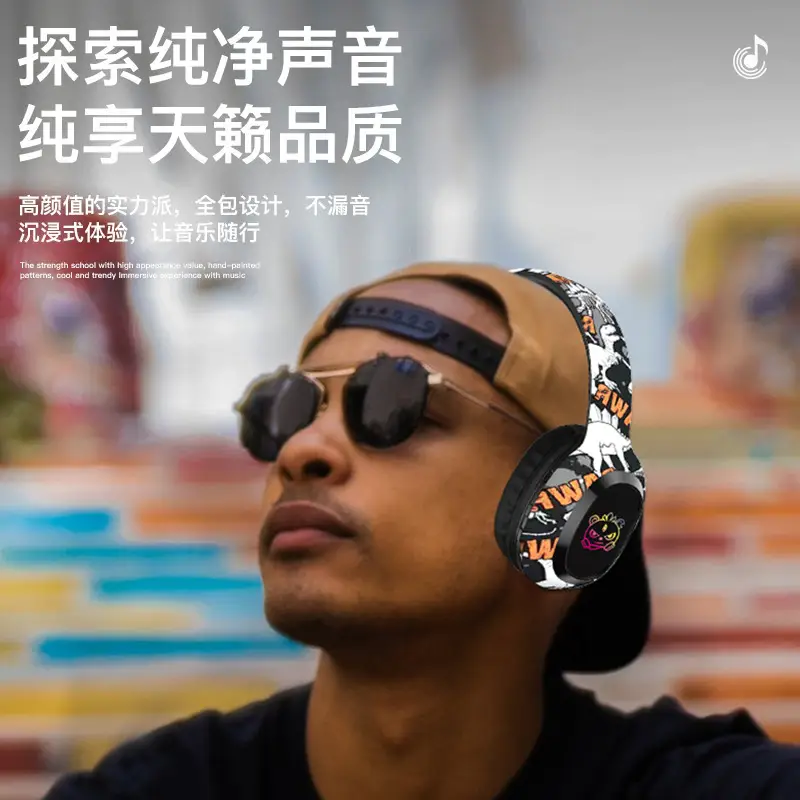 P95 Bluetooth Headphones Red Wireless Music Sports Mobile - Image 6