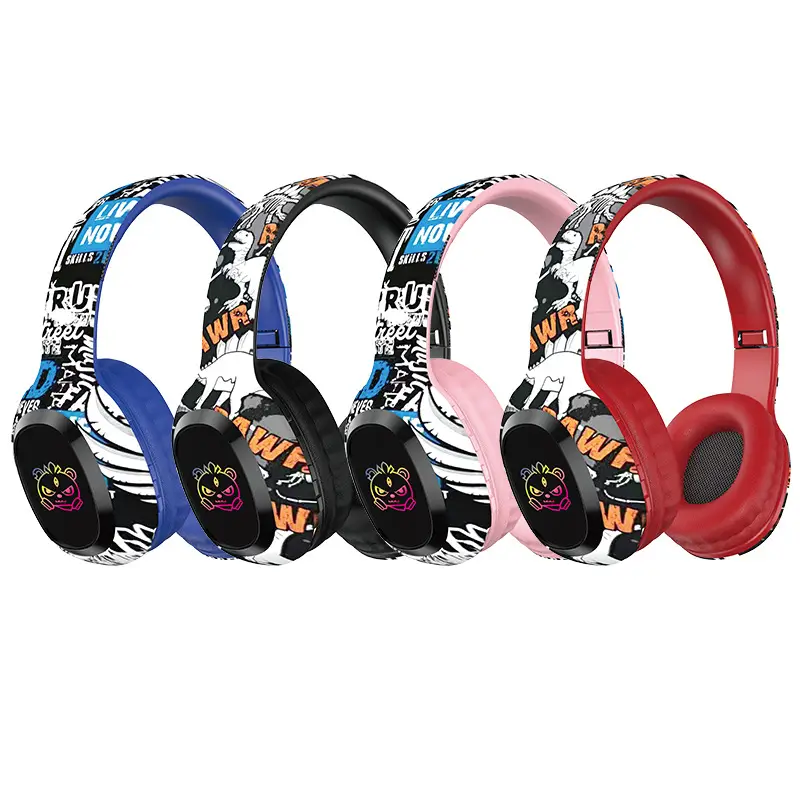 P95 Bluetooth Headphones Red Wireless Music Sports Mobile - Image 9