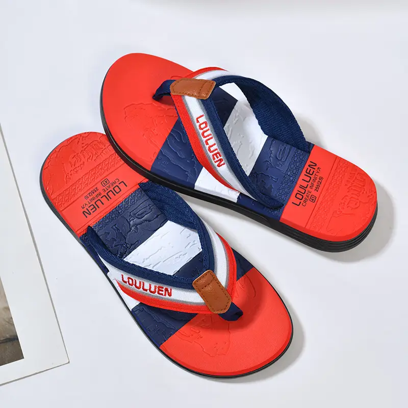 Summer new flip-flops wholesale men's non-slip soft bottom beach shoes EVA flip-flops ins trendy men's sandals