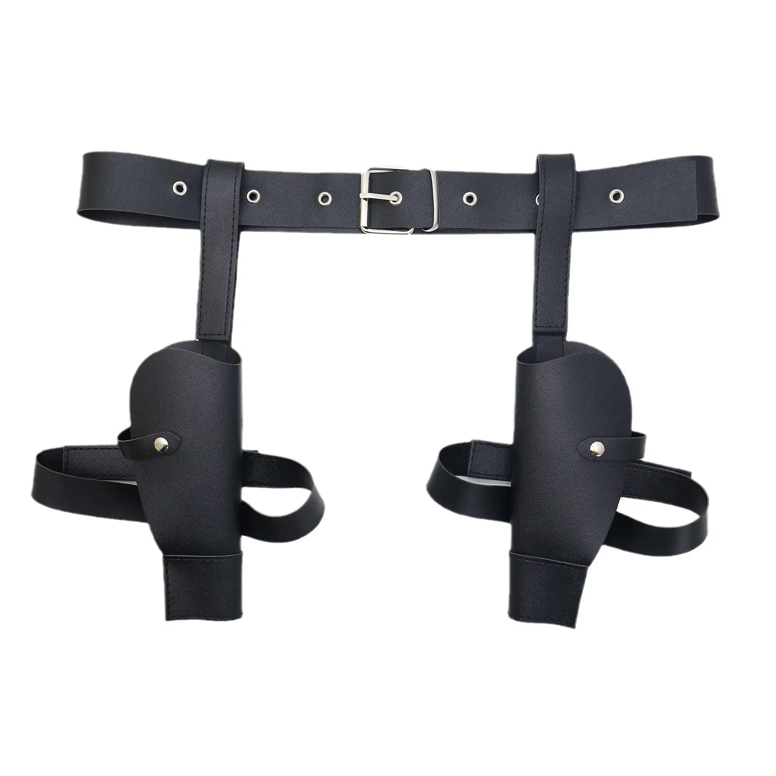 Cross-Border Police Gun Holster Western Cowboy Belt 112cm Adjustable