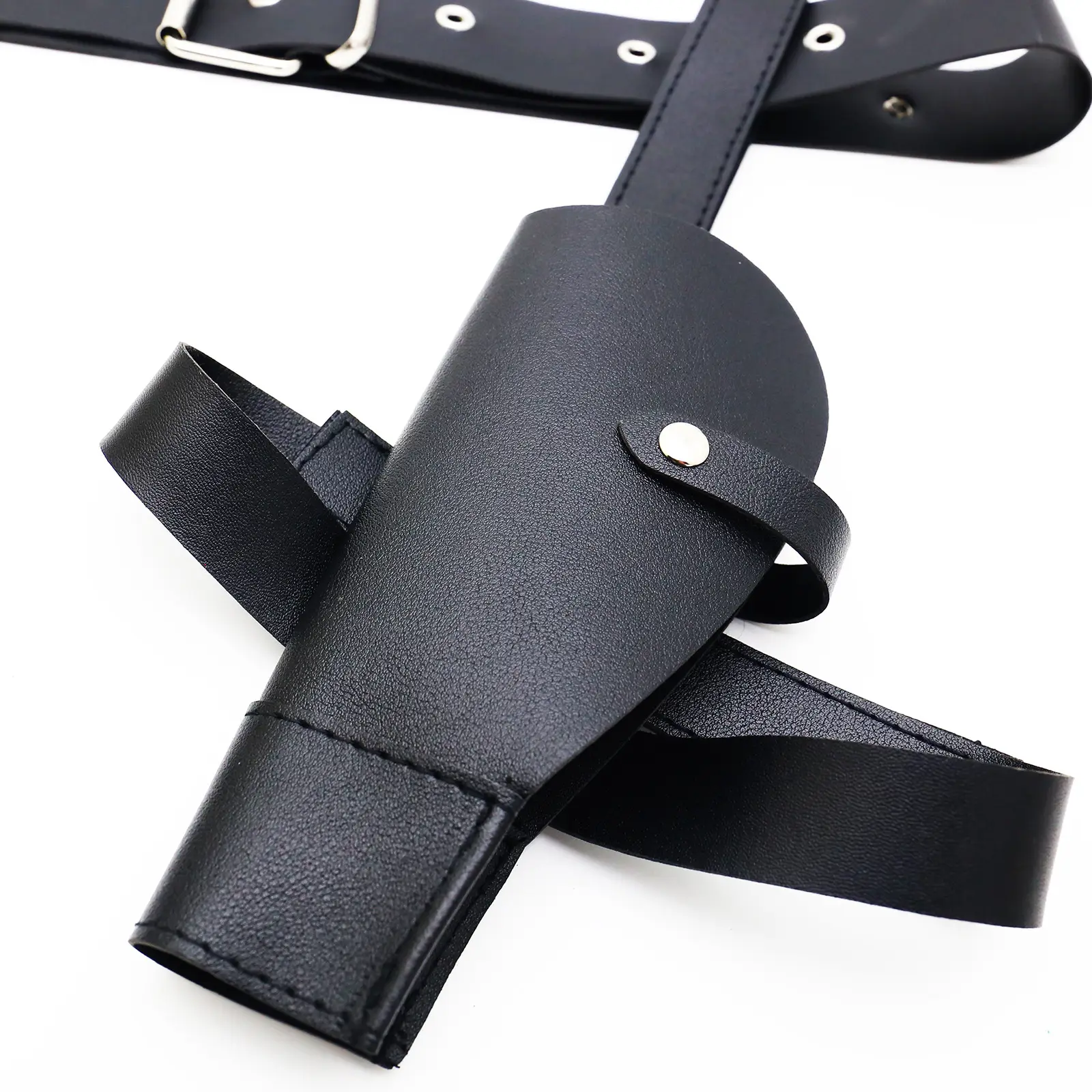 Cross-Border Police Gun Holster Western Cowboy Belt 112cm Adjustable — feature 12
