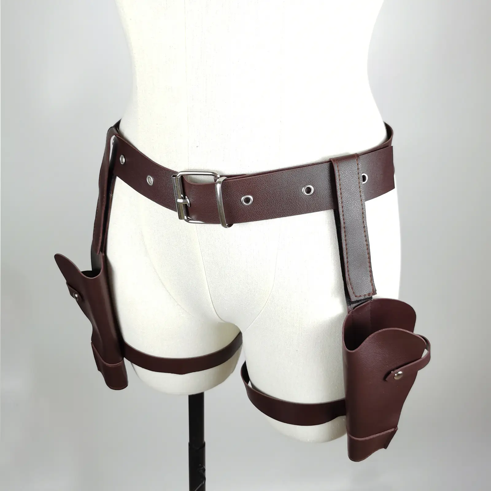 Cross-Border Police Gun Holster Western Cowboy Belt 112cm Adjustable — feature 14