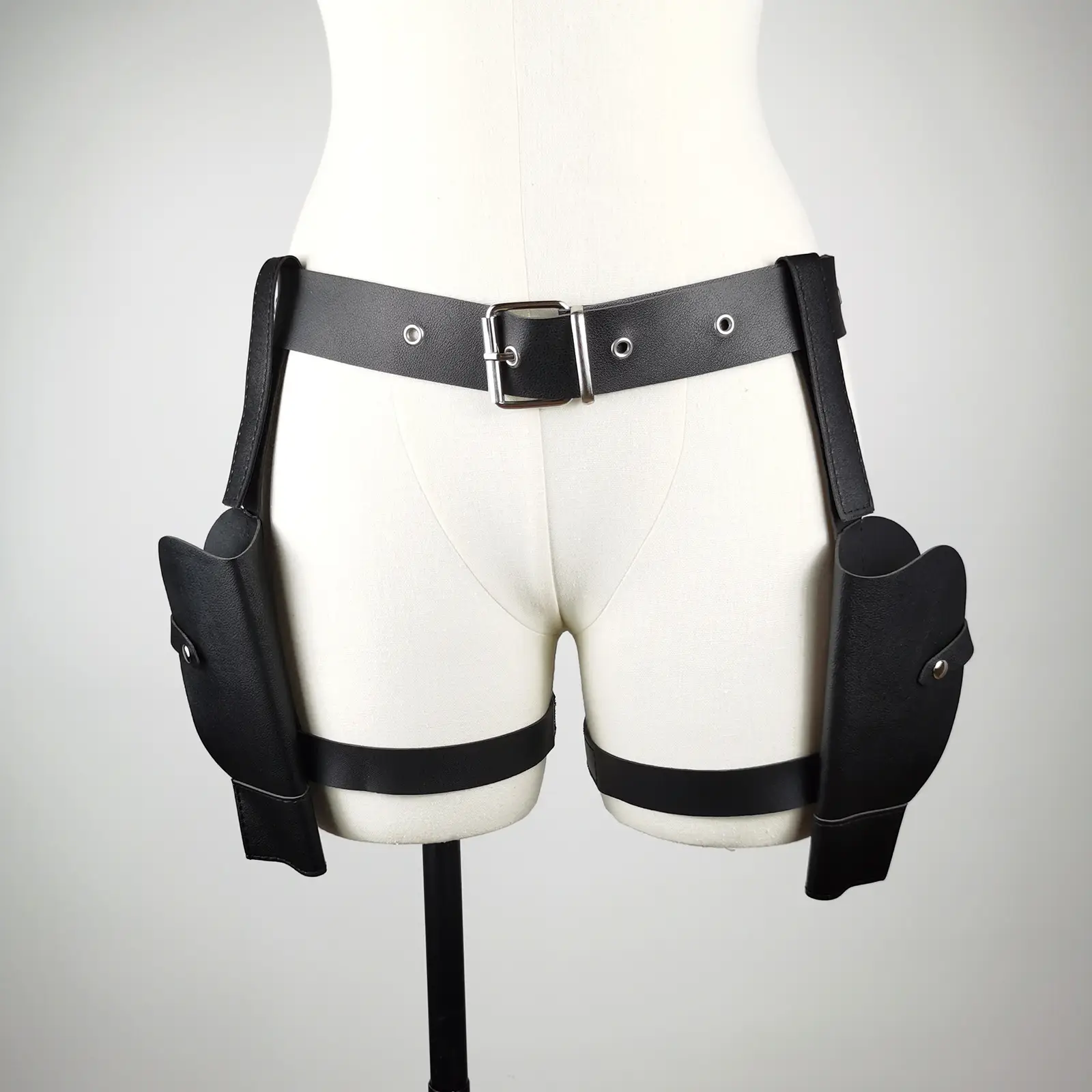Cross-Border Police Gun Holster Western Cowboy Belt 112cm Adjustable — feature 8