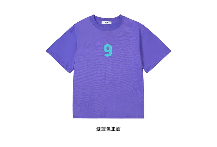 Girls Blue Smile T-Shirt Cotton Summer Casual — feature 25