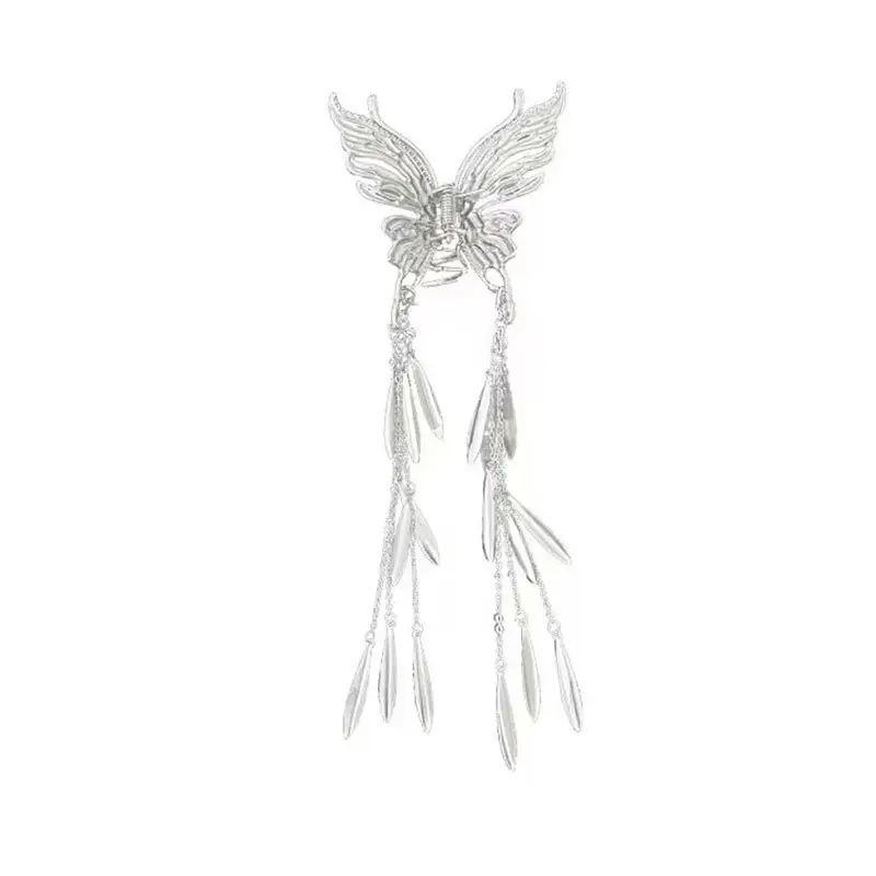 Diamond Butterfly Pearl Hairpin for Women Ethnic Style - Image 12