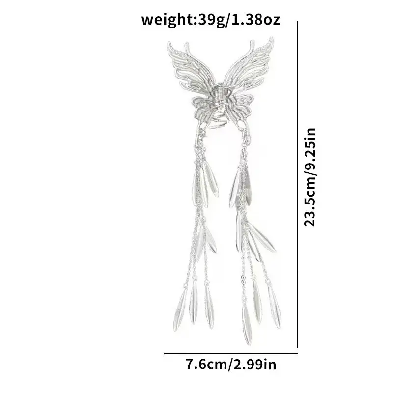 Diamond Butterfly Pearl Hairpin for Women Ethnic Style — feature 6