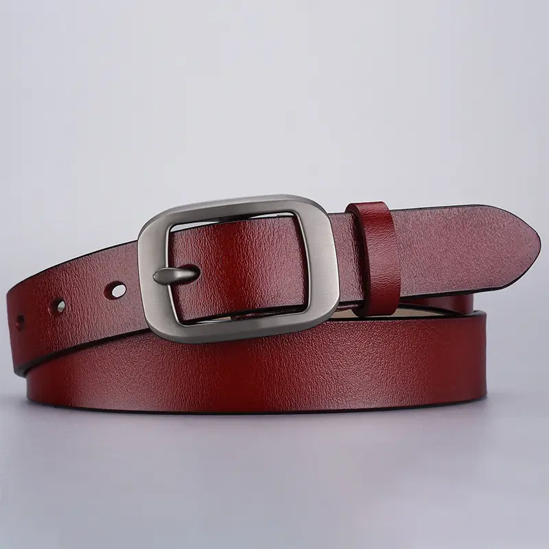 Women's Belt Genuine Leather Cowhide Pin Buckle Vintage All-Match - Image 7