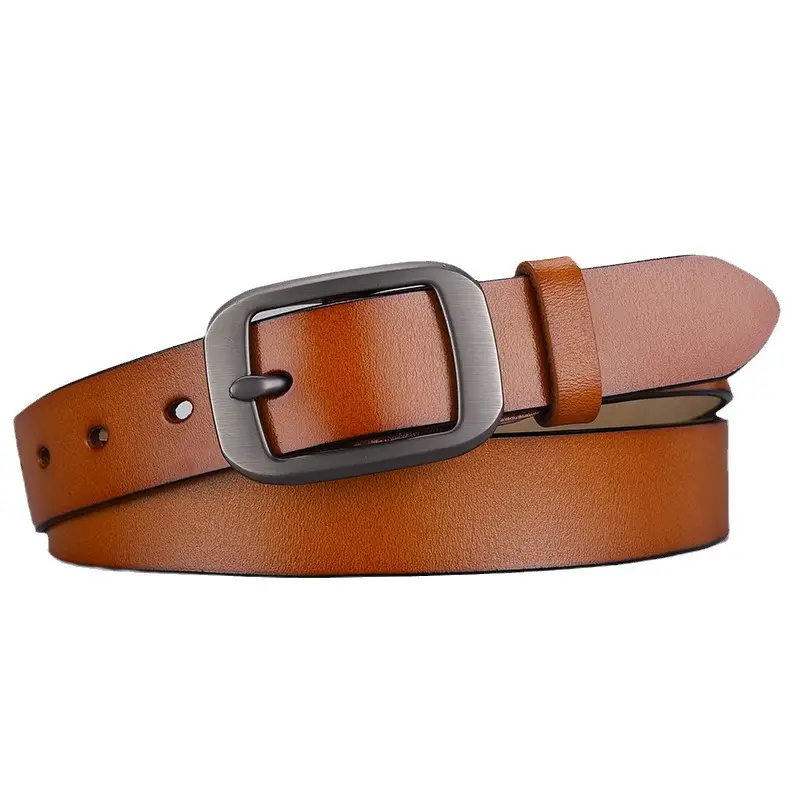 Women's Belt Genuine Leather Cowhide Pin Buckle Vintage All-Match - Image 10