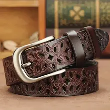 Women's Belt Genuine Leather Cowhide Pin Buckle Vintage All-Match — feature 2