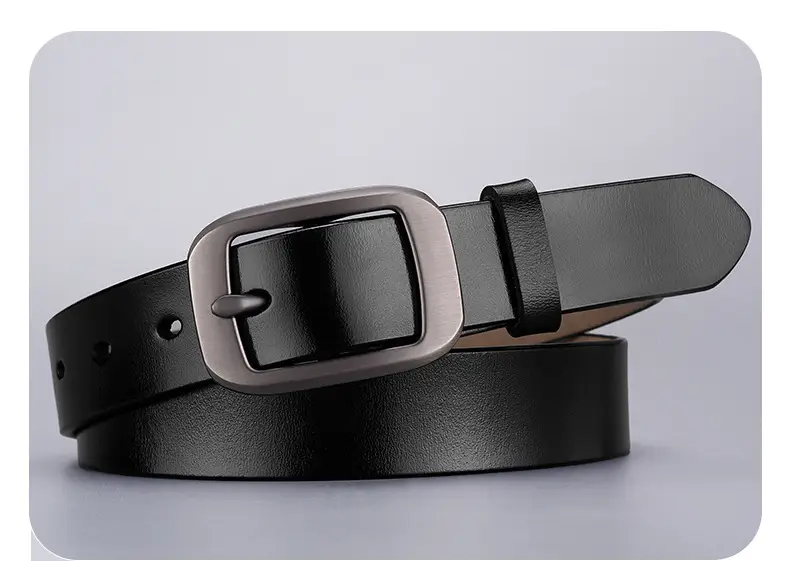 Women's Belt Genuine Leather Cowhide Pin Buckle Vintage All-Match — feature 25