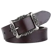 Women's Belt Genuine Leather Cowhide Pin Buckle Vintage All-Match — feature 3