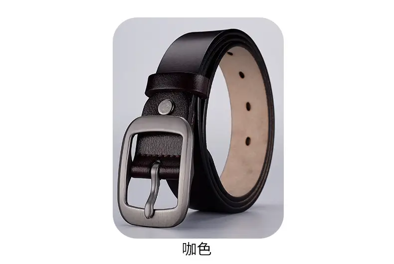 Women's Belt Genuine Leather Cowhide Pin Buckle Vintage All-Match — feature 32