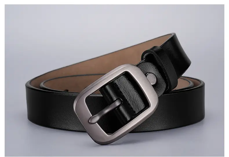 Women's Belt Genuine Leather Cowhide Pin Buckle Vintage All-Match — feature 37