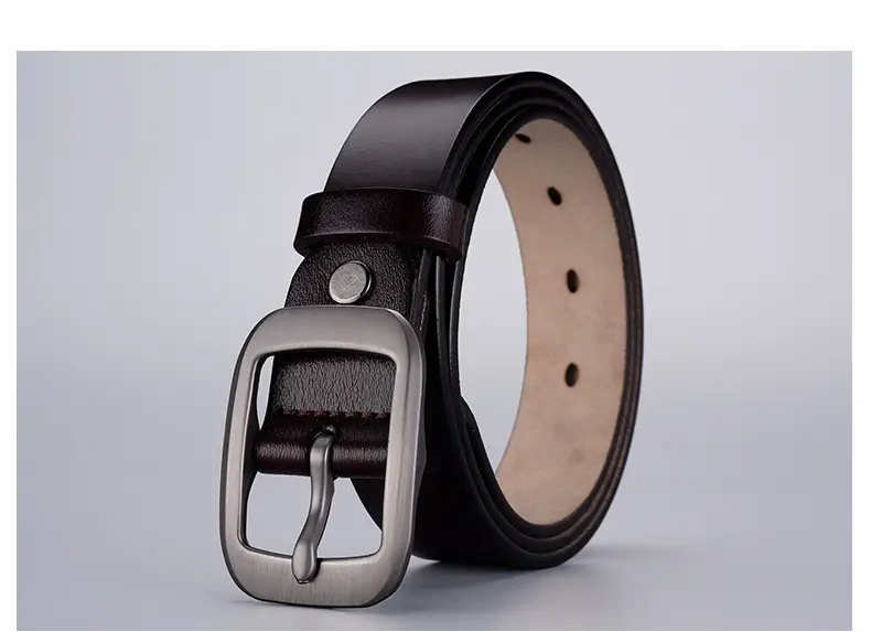 Women's Belt Genuine Leather Cowhide Pin Buckle Vintage All-Match — feature 40