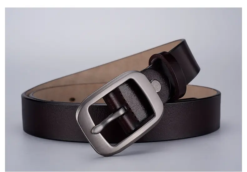 Women's Belt Genuine Leather Cowhide Pin Buckle Vintage All-Match — feature 41