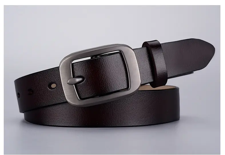 Women's Belt Genuine Leather Cowhide Pin Buckle Vintage All-Match — feature 42