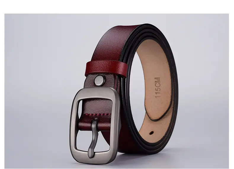 Women's Belt Genuine Leather Cowhide Pin Buckle Vintage All-Match — feature 44