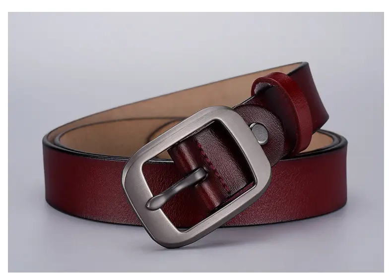 Women's Belt Genuine Leather Cowhide Pin Buckle Vintage All-Match — feature 45