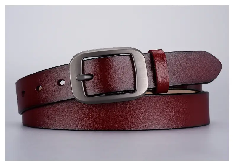 Women's Belt Genuine Leather Cowhide Pin Buckle Vintage All-Match — feature 46
