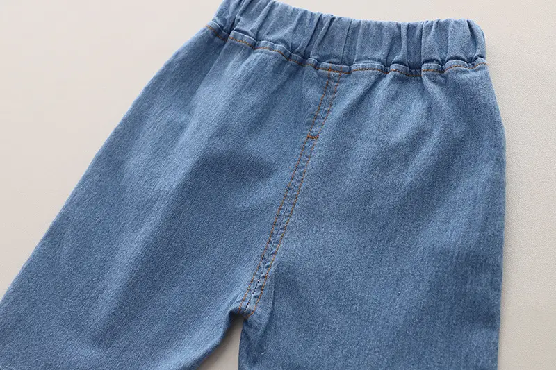 2024 Boys Lassel T-Shirt Shorts Set Light Green Blue 1-5Y — feature 18