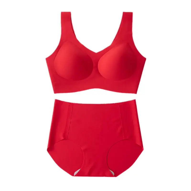 Big Red Traceless Underwear Set for Women - Image 17