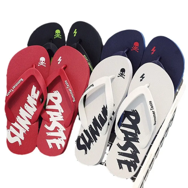 Korean Style White Flip Flops for Men Summer 2024 - Image 13