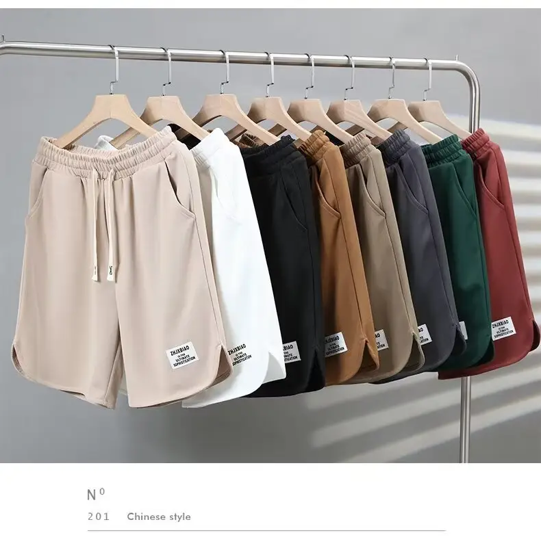Men Brown Casual Shorts Set with Zip Front — feature 2