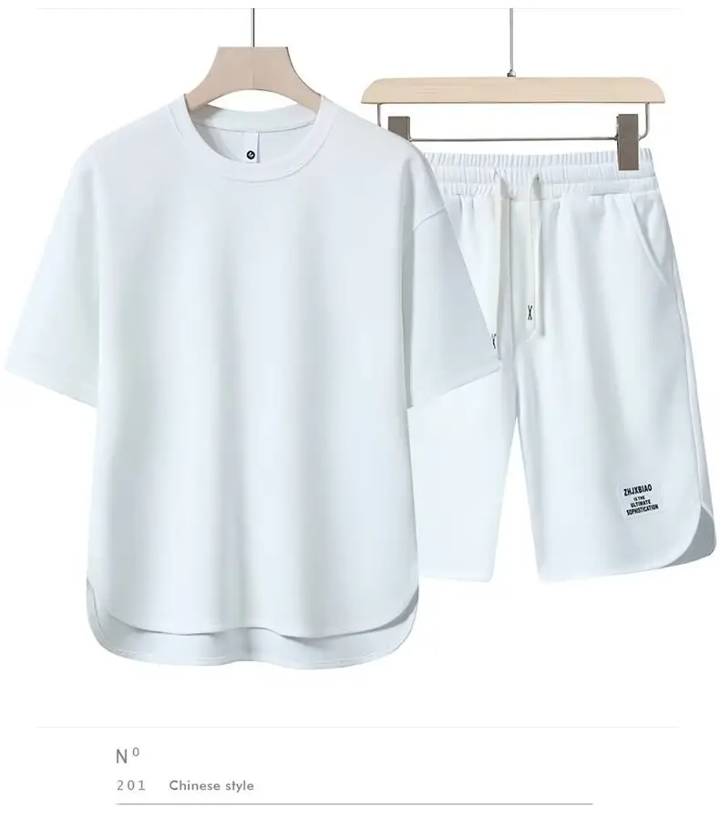 Men Brown Casual Shorts Set with Zip Front — feature 6