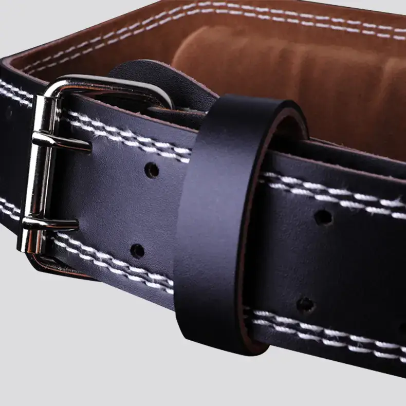 Cross-Border Weightlifting Waist Belt Leather Black — feature 10