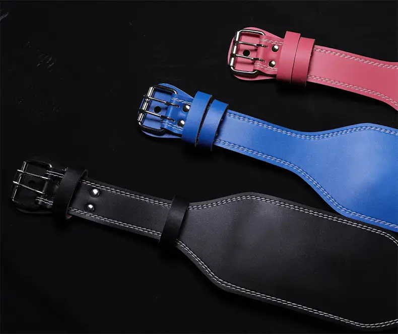 Cross-Border Weightlifting Waist Belt Leather Black — feature 6