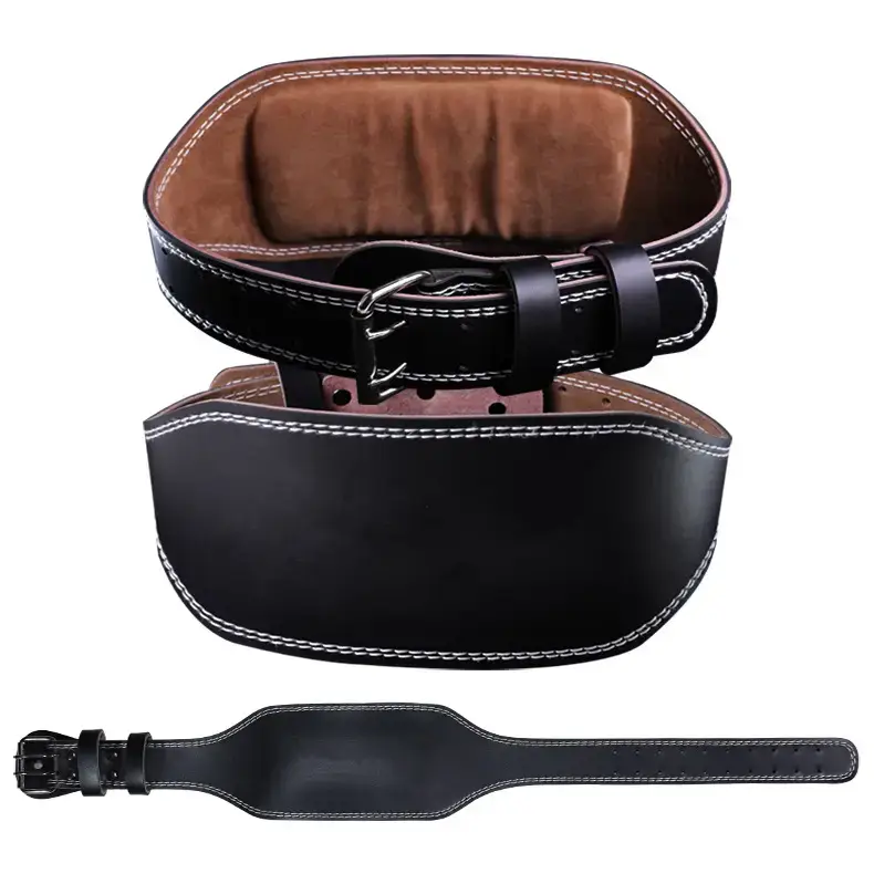 Cross-Border Weightlifting Waist Belt Leather Black — feature 9