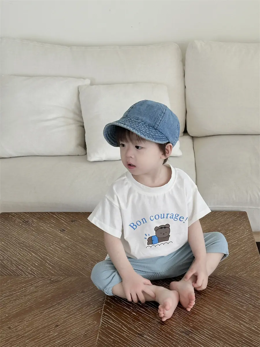 Kids Striped T-Shirt Set for Boys 2025 Summer - Image 10
